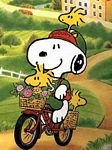 pic for biking snoopy